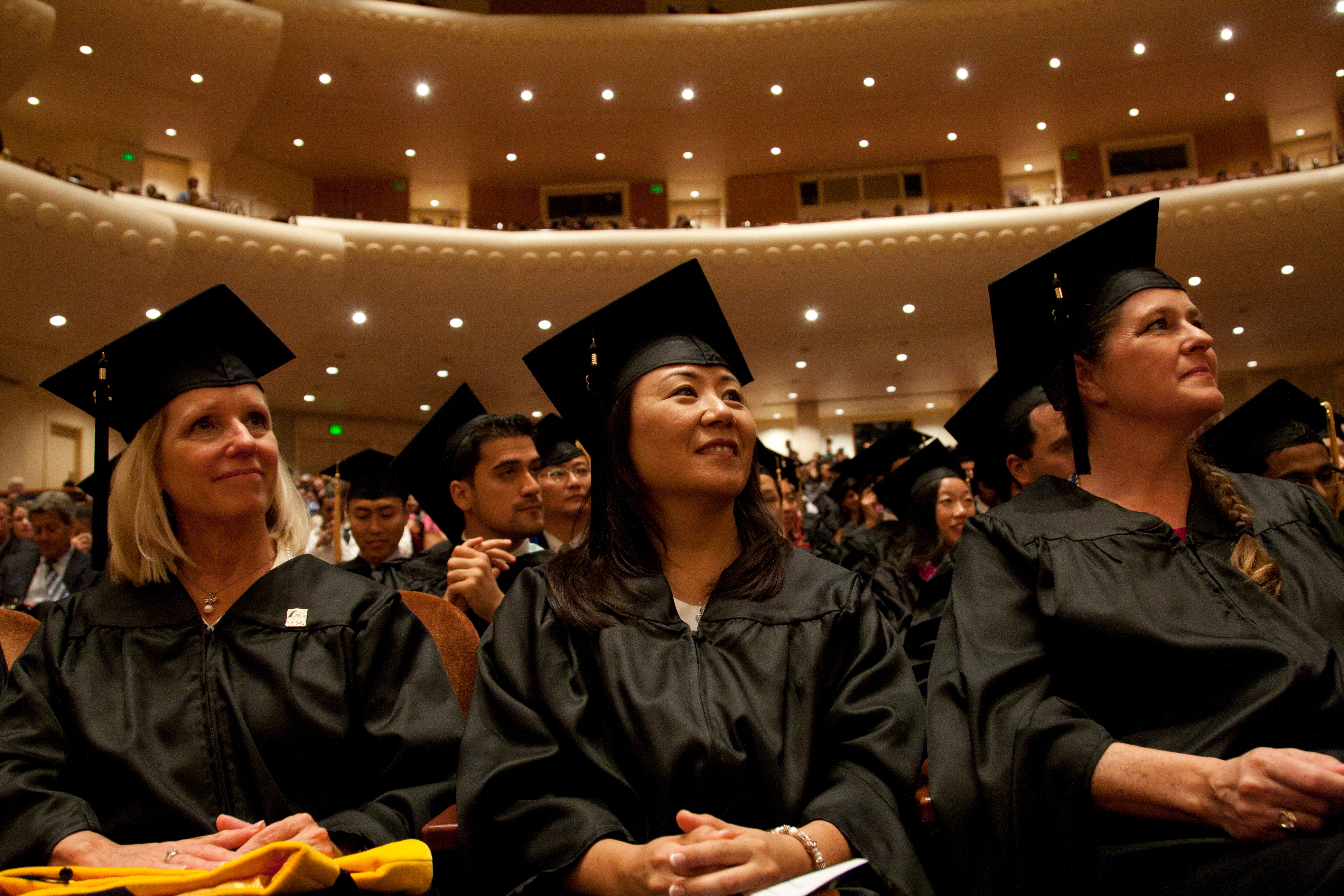 Lisa Shizuko Hanada, center, a member of the Dental Hygiene Class of 2013, was the second recipient of the Elizabeth Fuhriman Gardner Award. 
