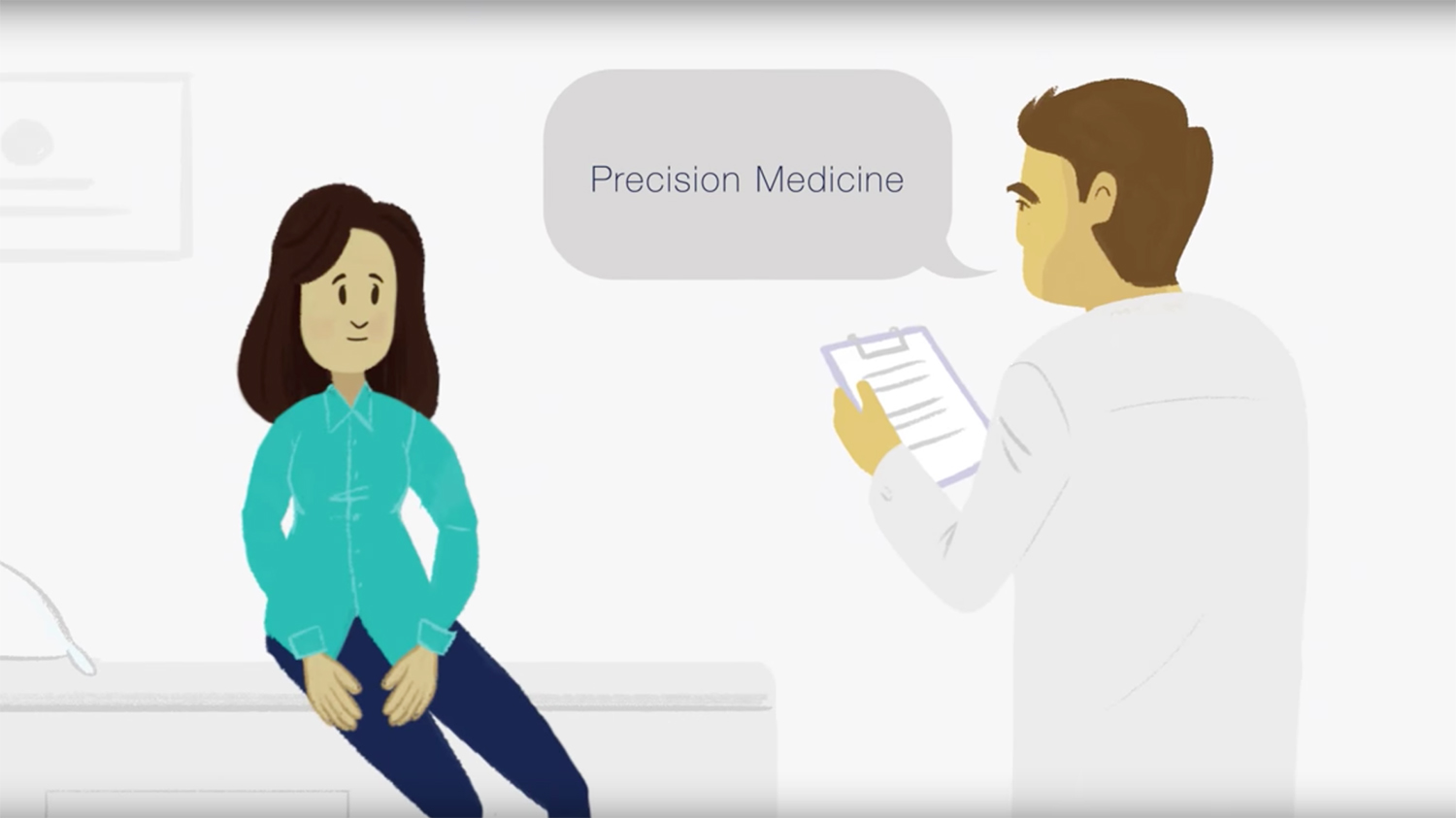 screenshot of Precision Medicine video