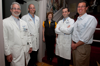 UCSF doctors, from left, Michael Blum, Andy Auerbach, Ellen Webber, Russ Cucina 