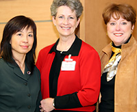 Diana Lau, Karen Rago and Mary Lou Licwinko