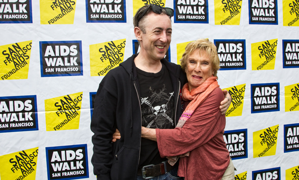 Actors Alan Cumming and Cloris Leachman