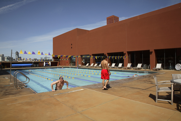 Swimming pool at the Mission Bay campus Fitness Center