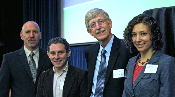 Participants in a human genetics symposium honoring the late UCSF medical geneti