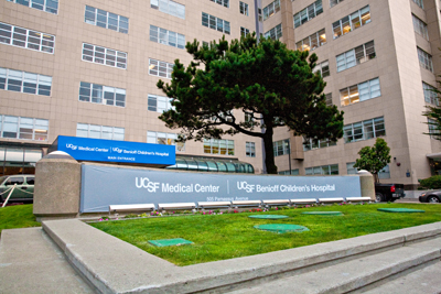 UCSF Benioff Children's Hospital sign
