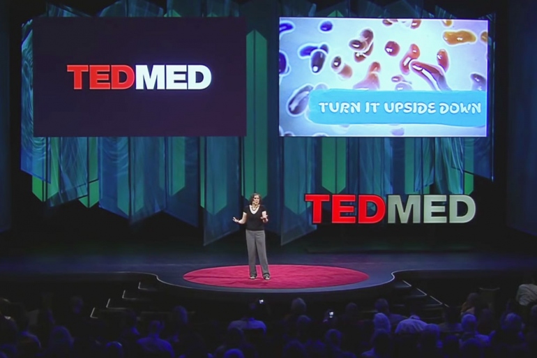 wide shot of the TEDMED stage in 2014