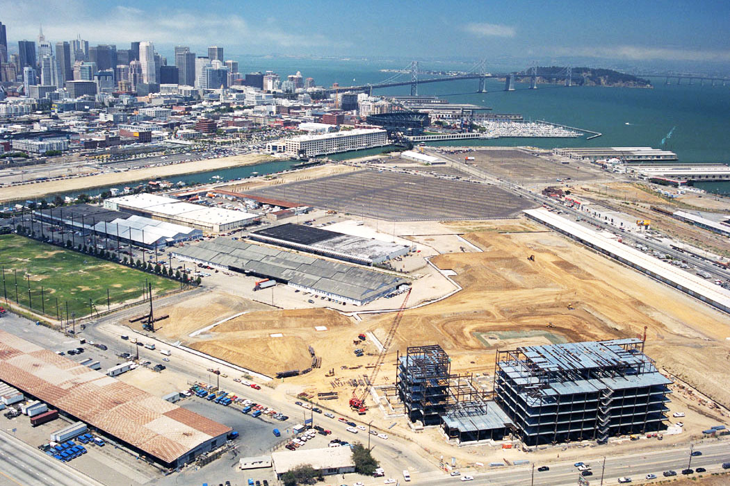 aerial view of Mission Bay 