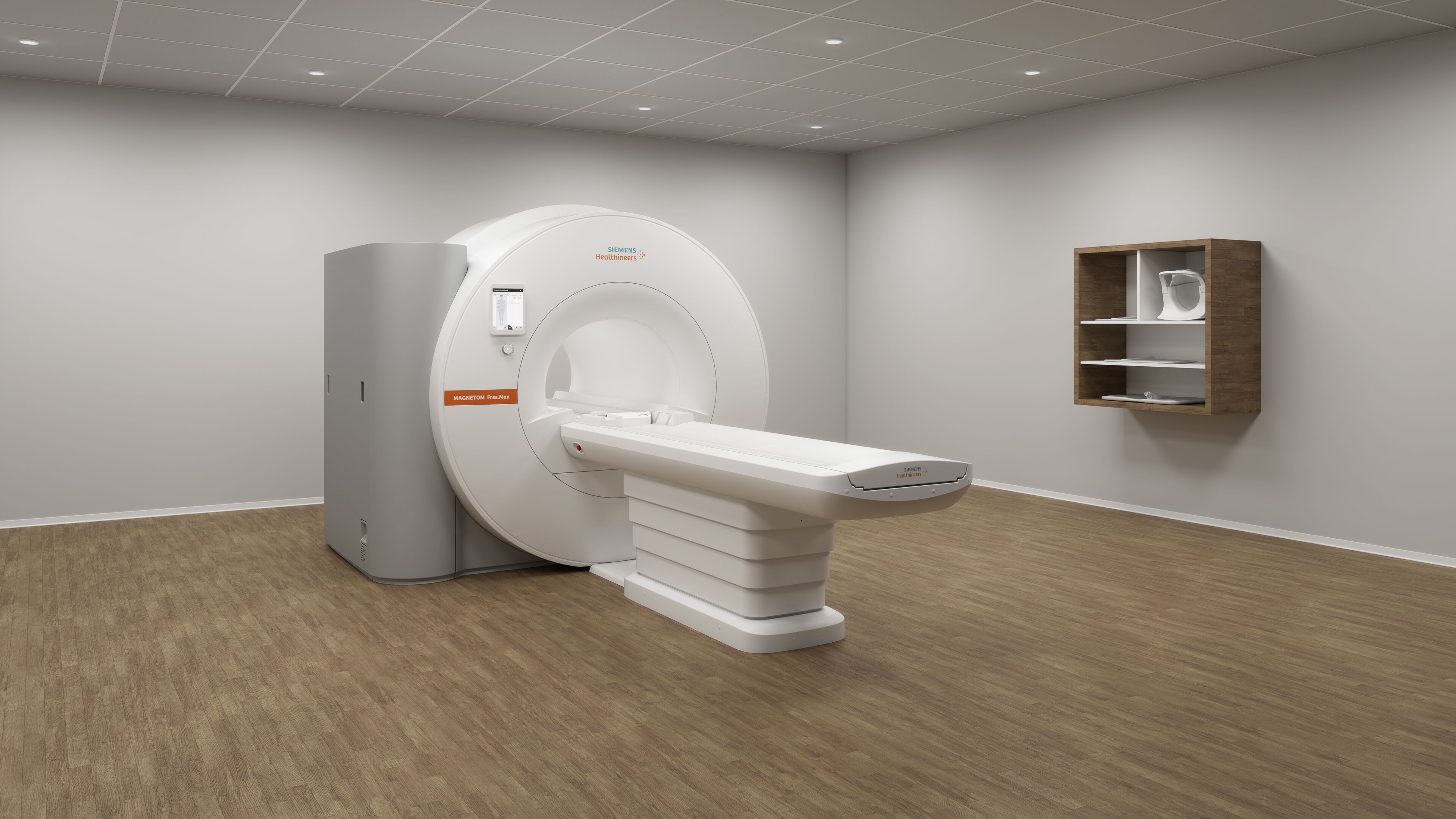 image of new MAGNETOM Free.Max (0.55T) MRI scanner 