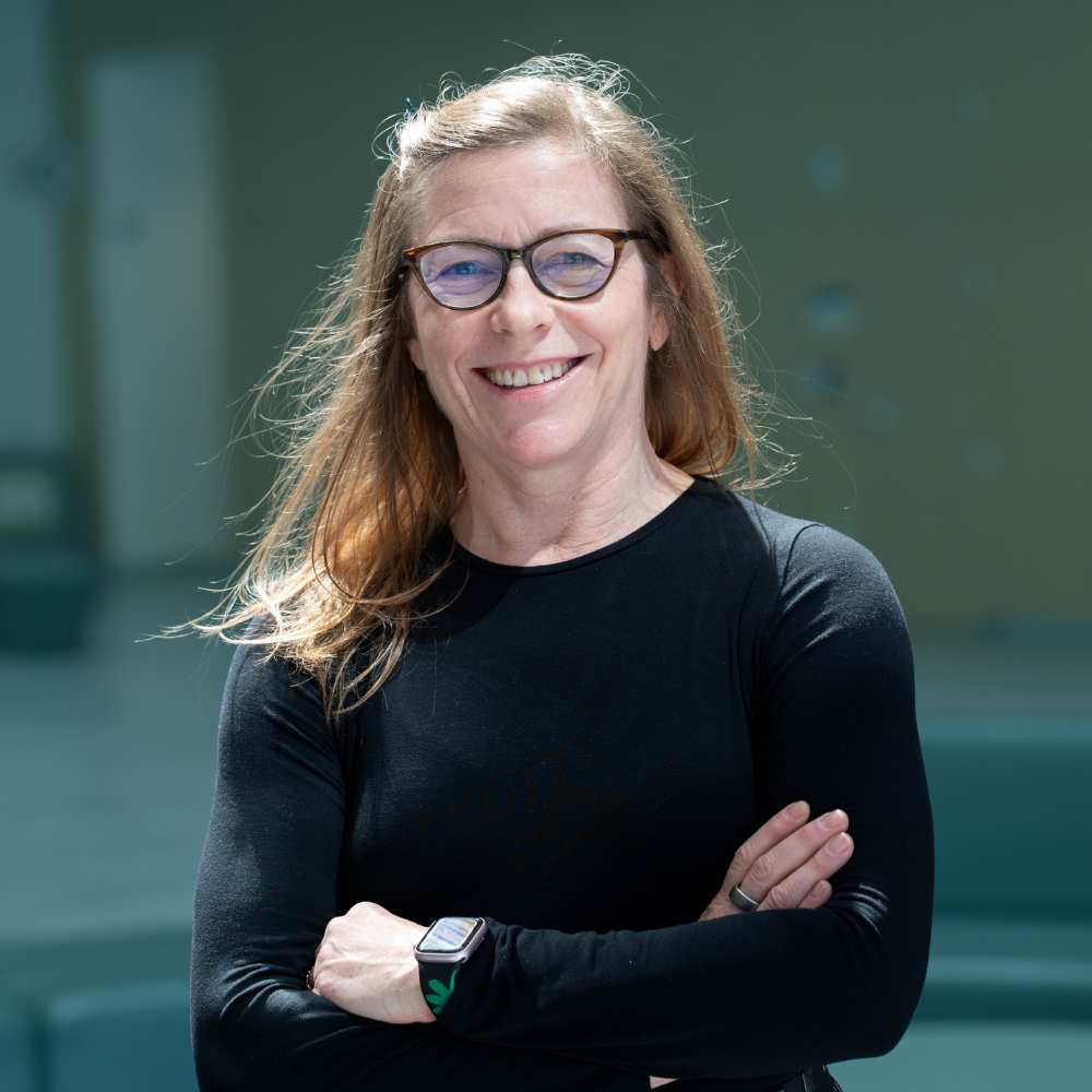 Judith Hellman MD smiles.