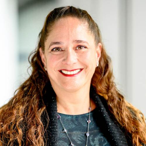 Jennifer Mitchell smiles.