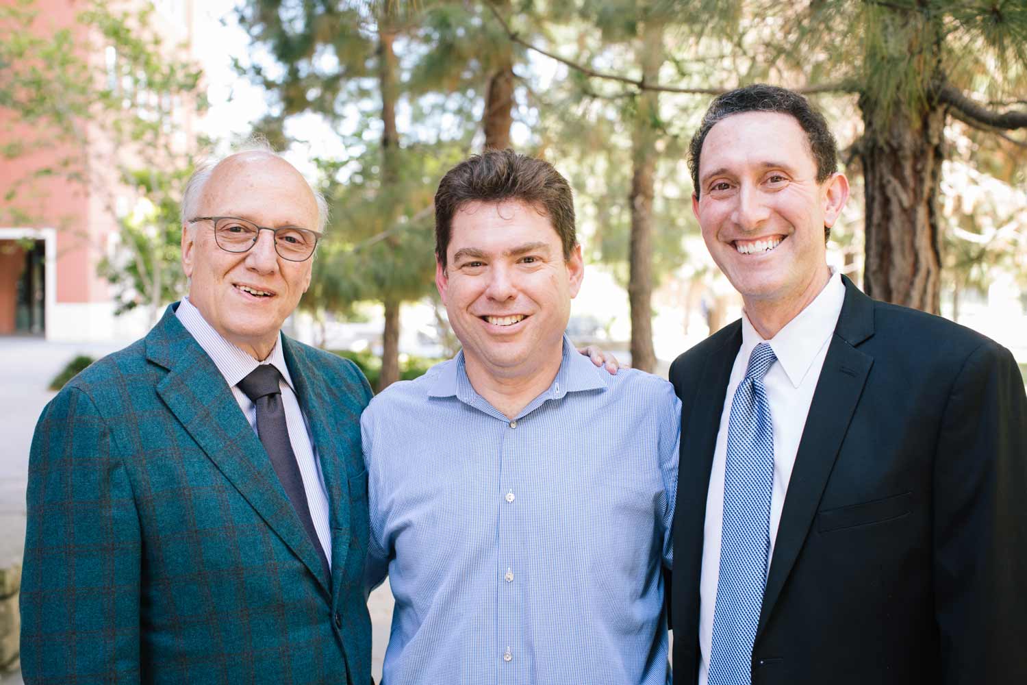 A photo of Bruce Miller, Gill Rabinovici, and S. Andrew Josephson.
