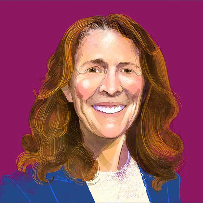 Illustration of Susan Acton.