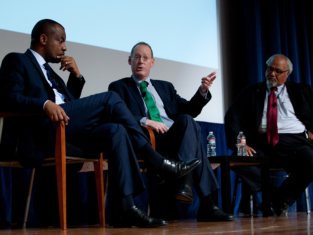 Eric Goosby (far right), director of the Institute for Global Health Delivery & Diplomacy at UCSF