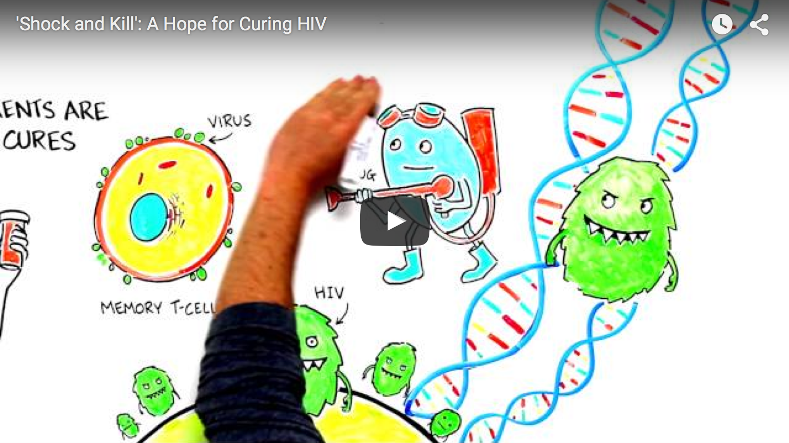 screenshot from the video 'Shock and Kill: A Hope for Curing HIV'