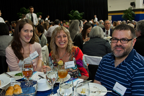 Colleagues of Kevin Grumbach, MD, professor and chair in the Department of Family and Community Medicine, celebrated his Chancellor's Award for Public Service at the 2012 Founder's Day Luncheon