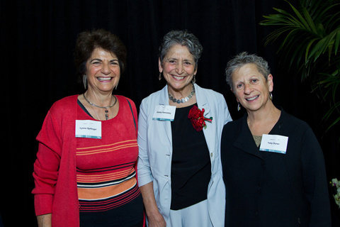Deborah Hamolsky, RN, MS, clinicial nurse IV at the Carol Franc Buck Breast Cancer Center at the Helen Diller Family Comprehensive Cancer Center, a recipient of the UCSF at Mount Zion Milton and Helen Pearl Award for Outstanding Service, enjoys the 30th annual event