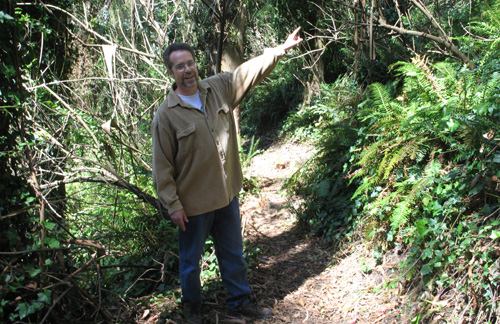 Craig Dawson on a Mount Sutro trail