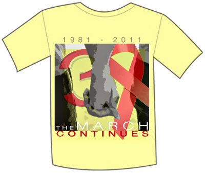 UCSF AIDS Walk T-shirt