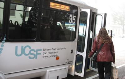 UCSF is making changes to campus shuttle stops and schedules, which take effect 