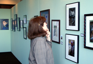 Maureen Conway was among the first to view the show