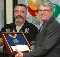 James Dilley, receives the Richard L. Schlegel National Legion of Honor Award
