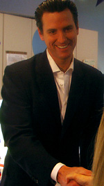 Mayor Gavin Newsom