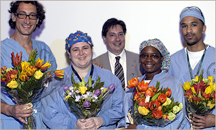 The first graduates of the Surgical Technology Training Program
