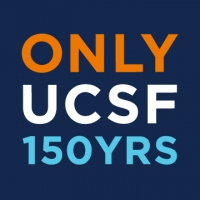 UCSF's 150th Anniversary logo