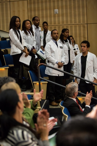 Student leaders of the #whitecoats4blacklives movement