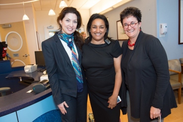 Nurses at the opening of the UCSF Clinical Research Center