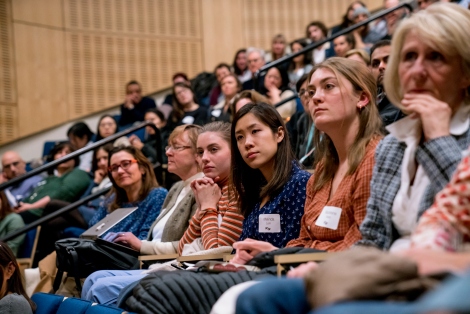 Audience in Cole Hall