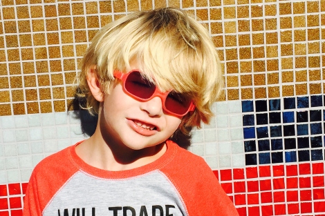 RERE mutation patient Harrison Trefz is shown at UCSF Benioff Children’s Hospital in October 2015