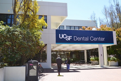 Exterior of the UCSF Dental Center building at UCSF’s Parnassus campus