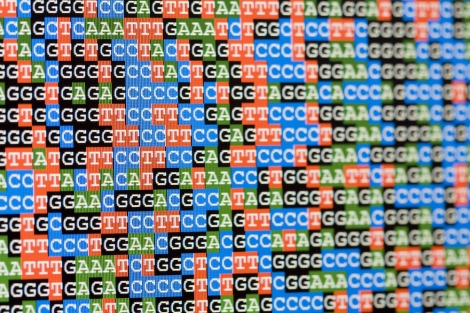 stock illustration of DNA sequencing