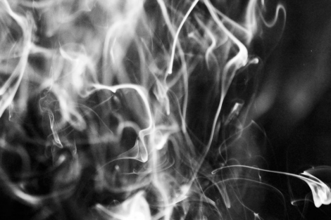 marijuana smoke wafting in the air