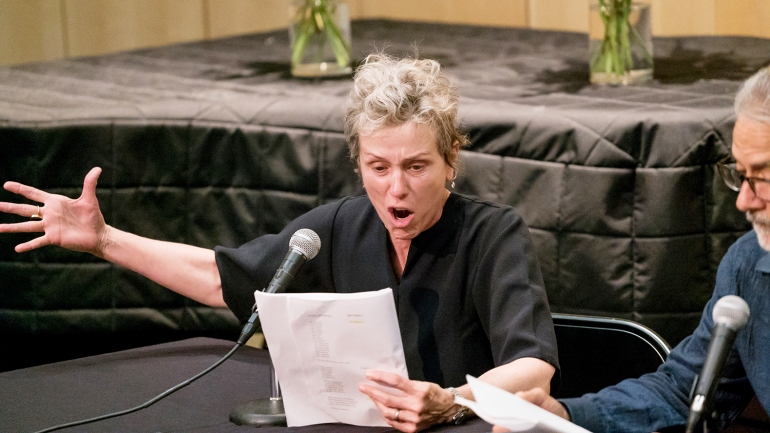 Frances McDormand reads scenes from Ajax