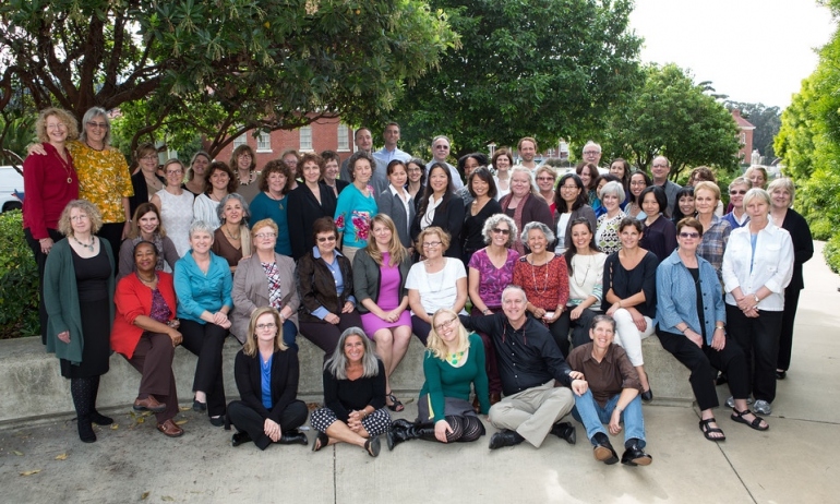 The participants of the 2014 School of Nursing faculty retreat. A group photo.