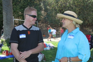 Justin Erickson catches up with Chris Mudge, organizer of the  UCSF Transplant Picnic