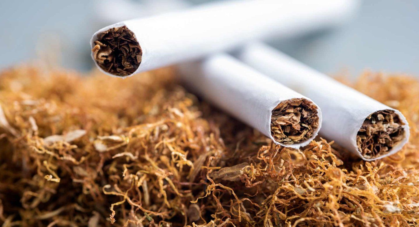 Three tobacco cigarettes.