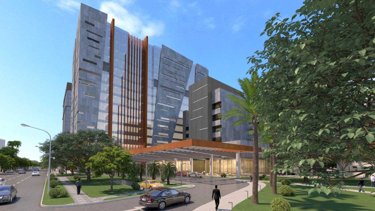 A rendering of future expansions to Straub Medical Center
