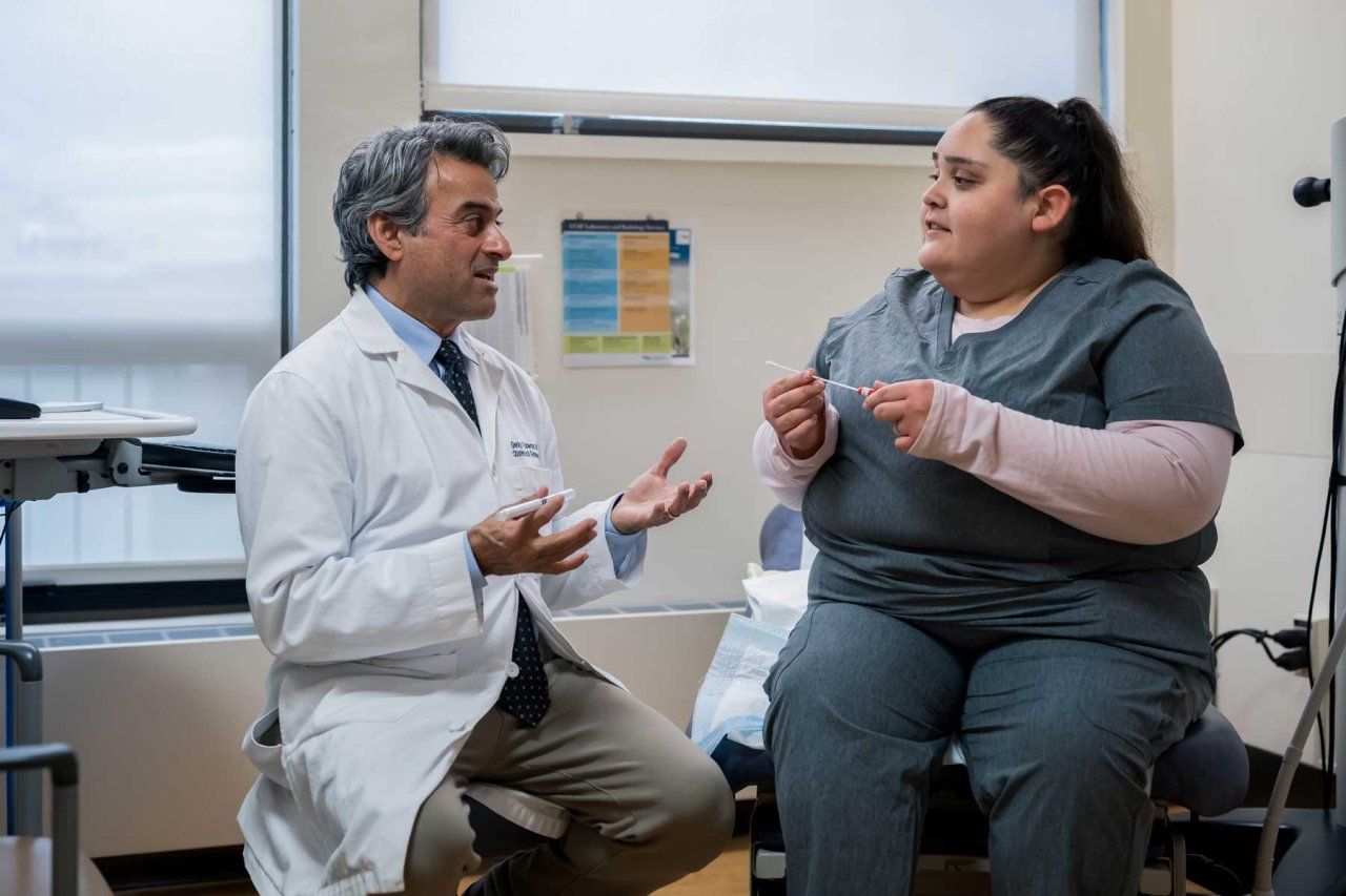 Dr. George Sawaya explains how a self-collection device works for cervical cancer screening.