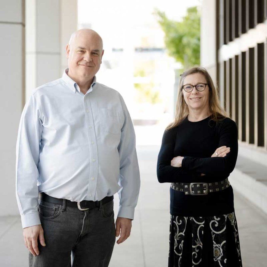 Tor Nielands and Judith Hellman.