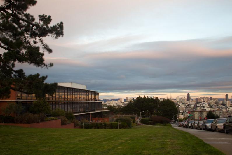 Laurel Heights campus with San Francisco in the distance