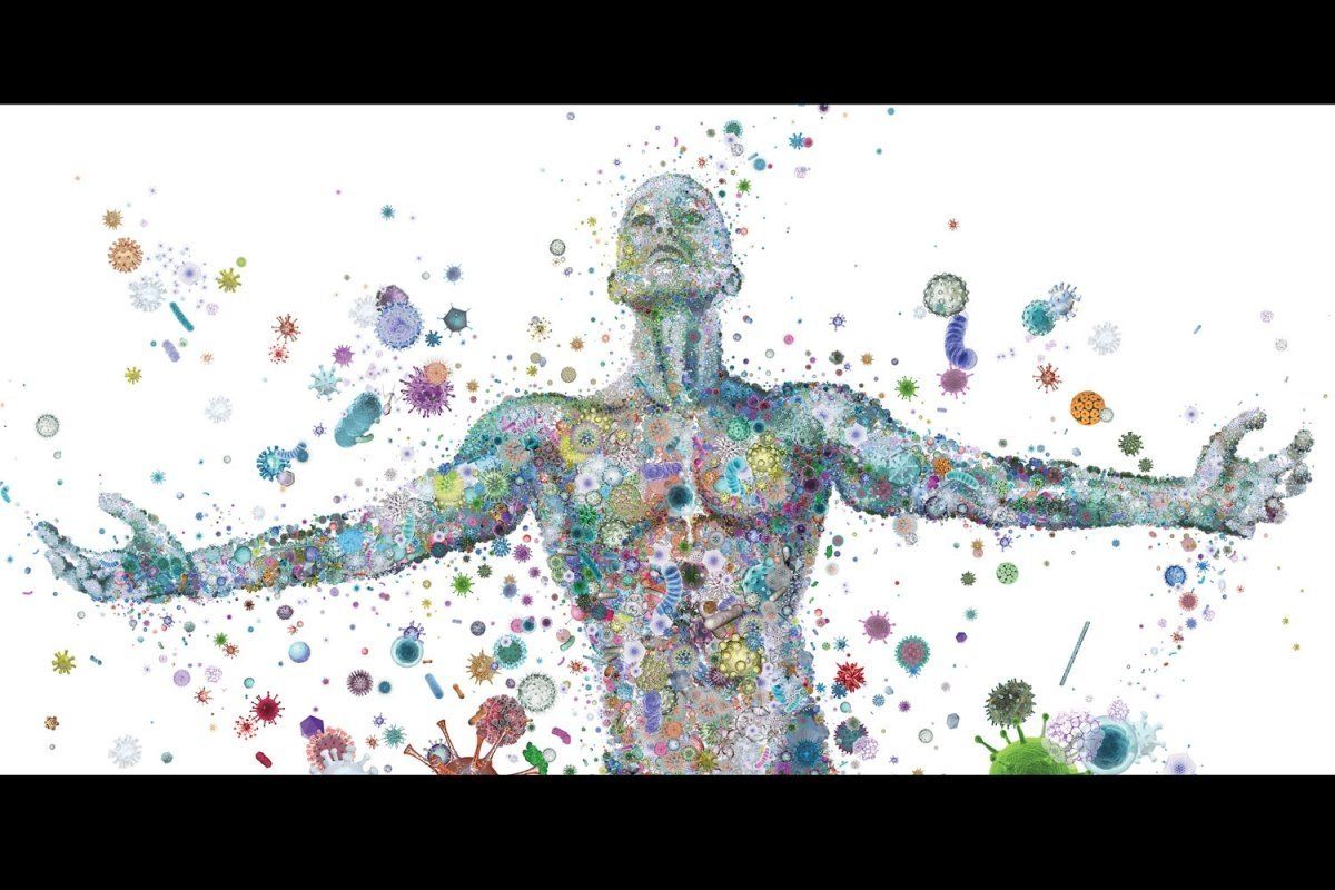 Abstract image of human body