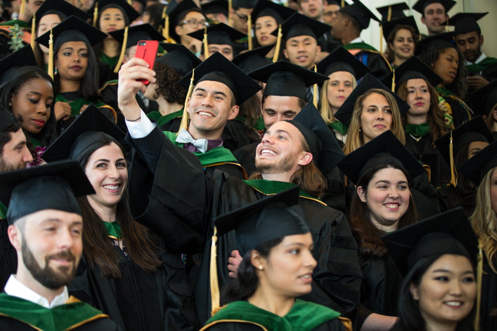 Students at SOM Commencement 2019