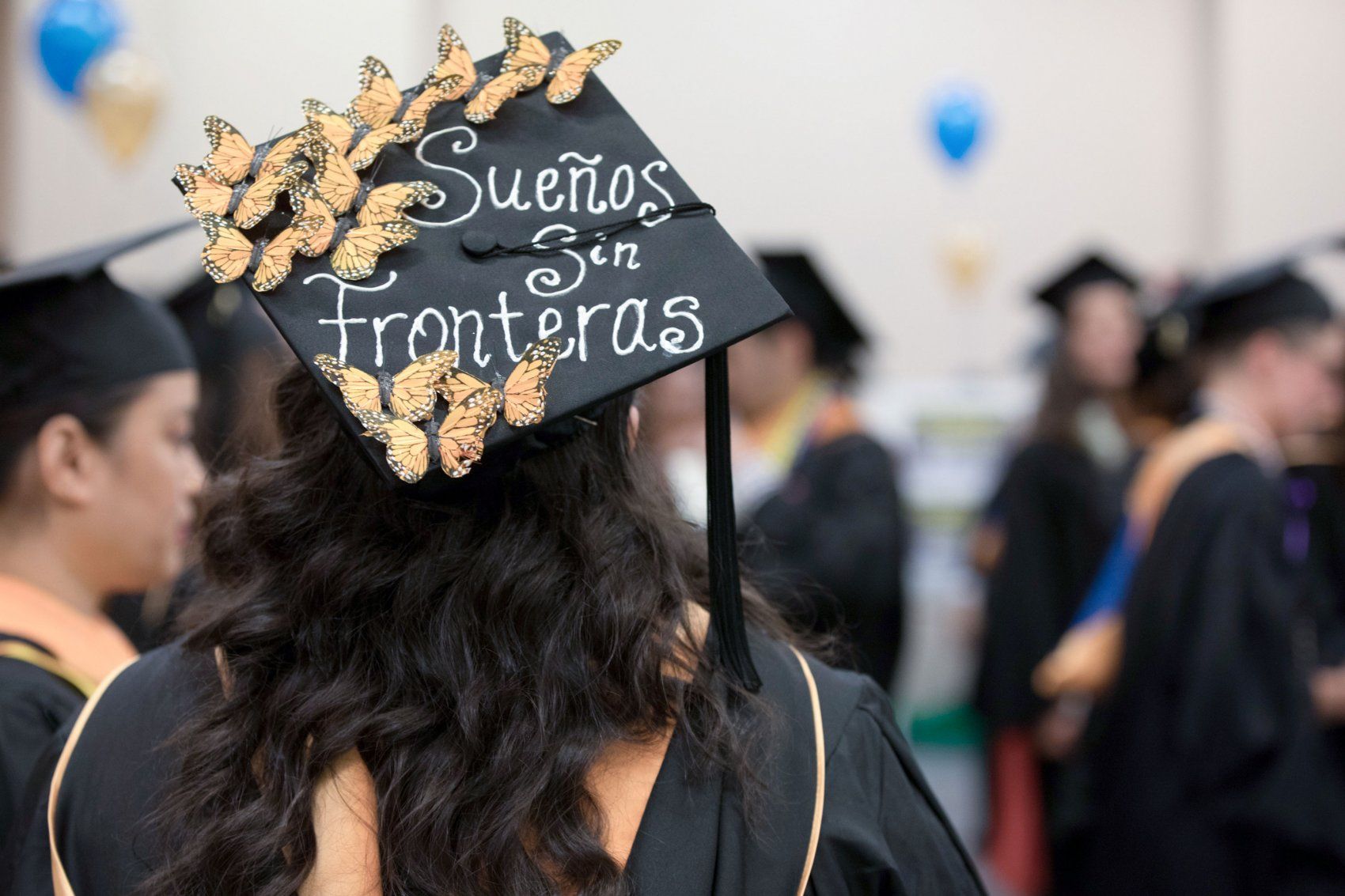 Decorated graduation cap