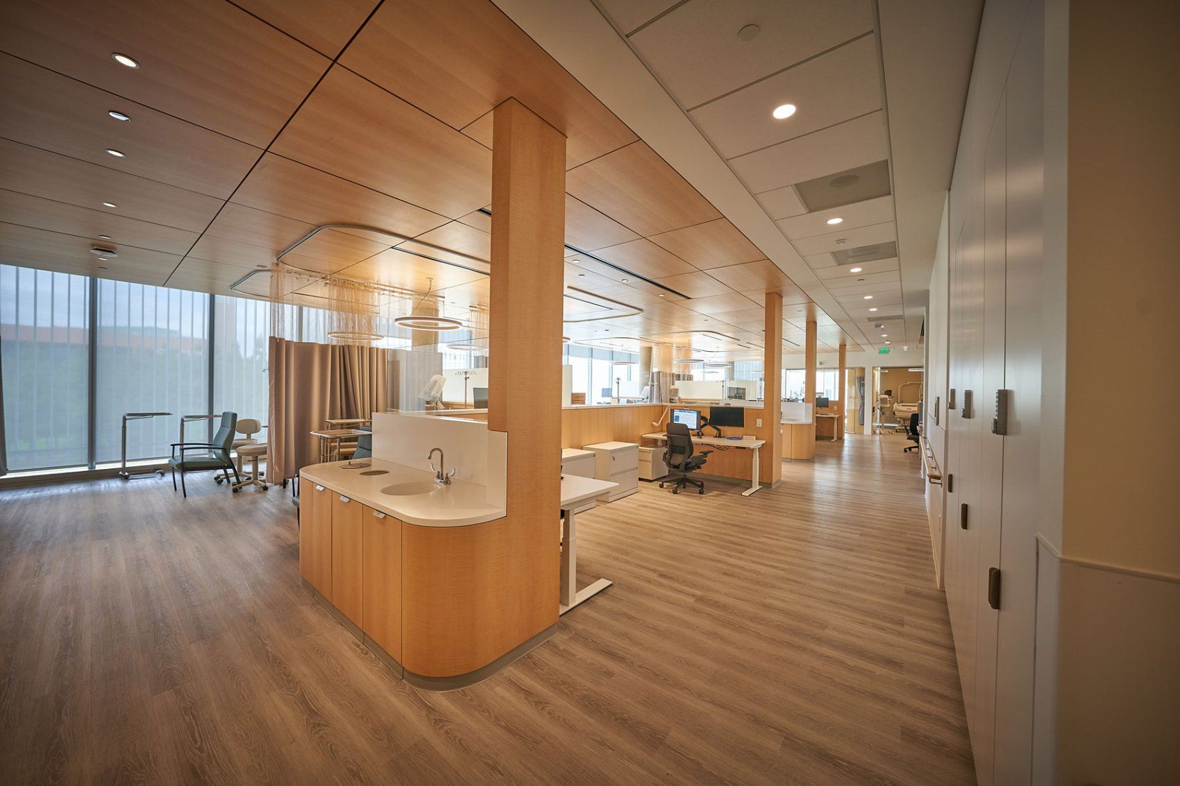 patient area inside the Weill Neurosciences Building