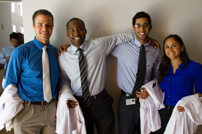 Tom Gather, Donald Goens, Walid Hamud and Lauren Hennein