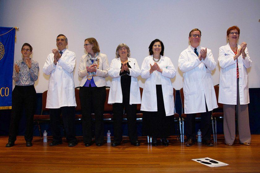 UCSF School of Medicine faculty welcome the Class of 2017 at the annual White Coat ceremony