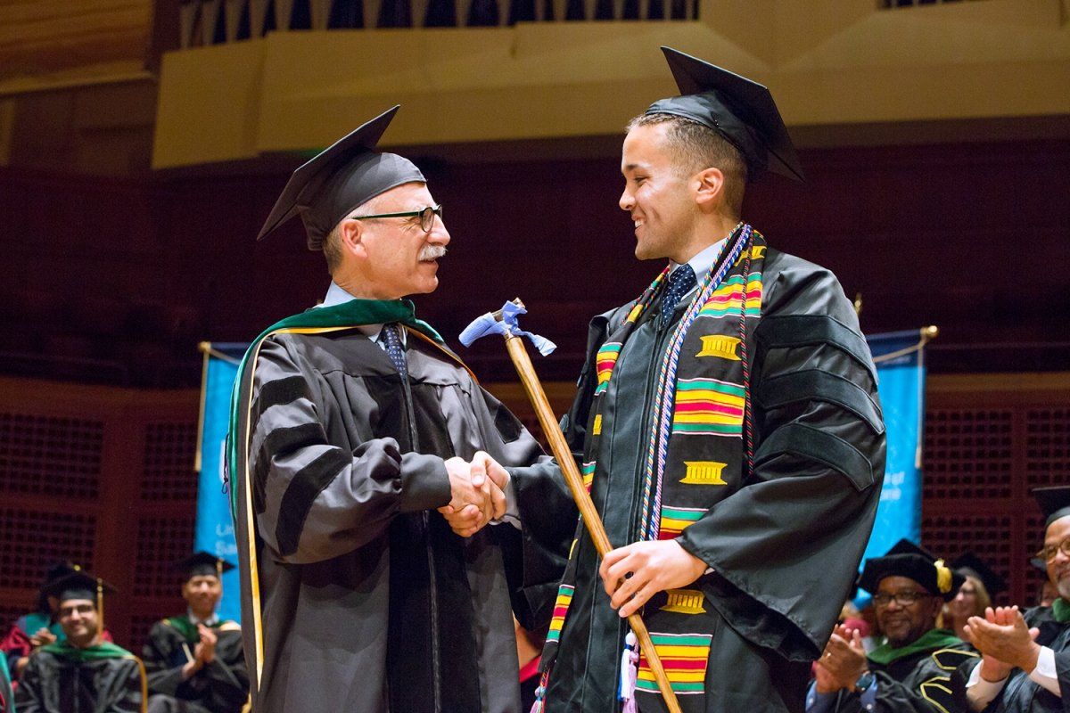 Walker Keenan receives the Gold-Headed Cane Award