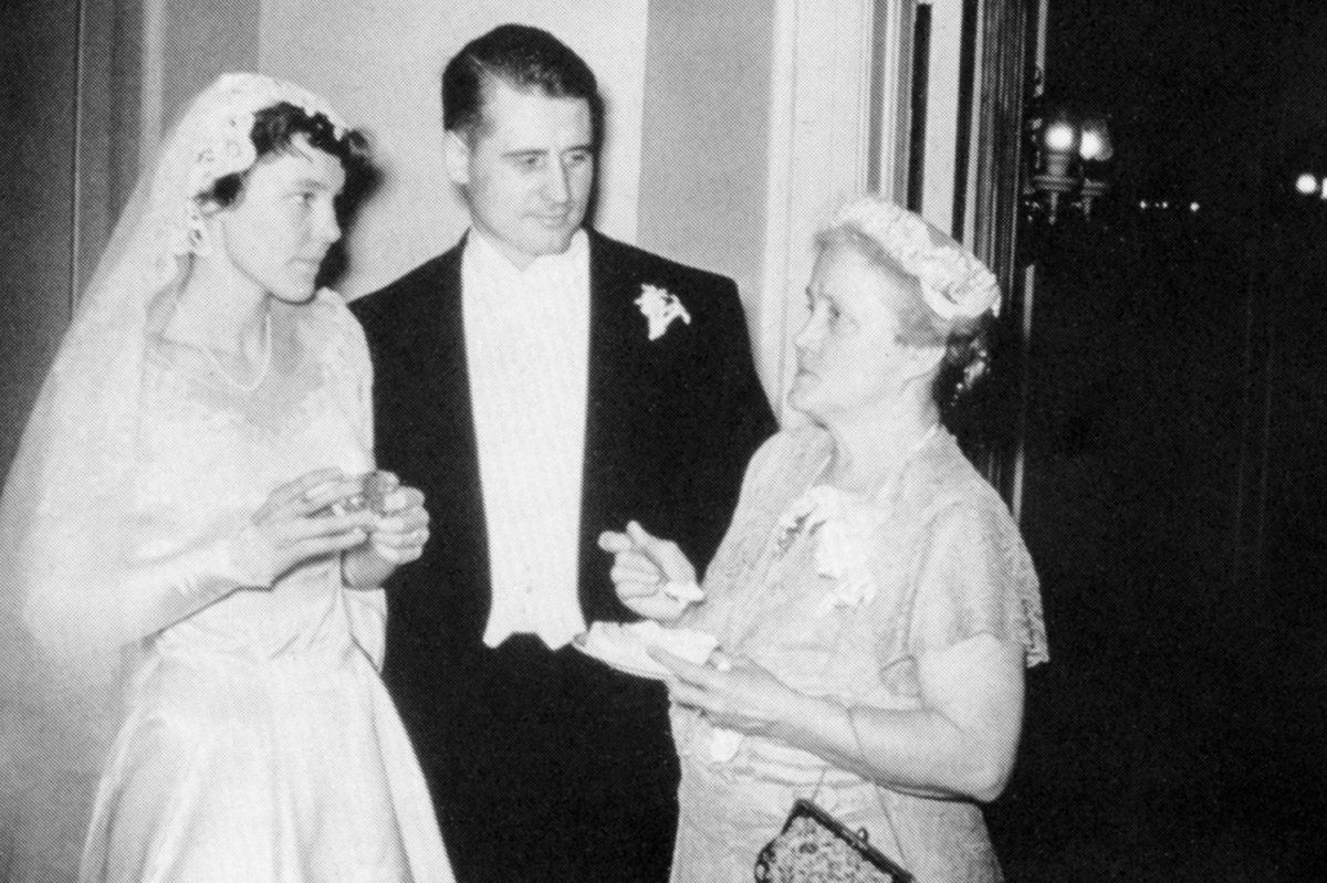 Holly and Margaret Smith on their wedding day.